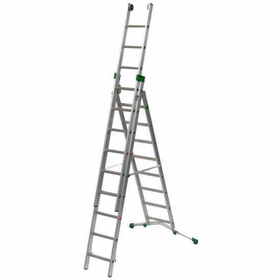 Facal Super Prima, 8+9+9 gradini, 6.25 mt - Scala in alluminio trasformabile