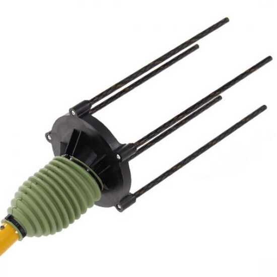 Oliviero Light 2.0 - Abbacchiatore elettrico a batteria - Asta in alluminio fissa 245 cm