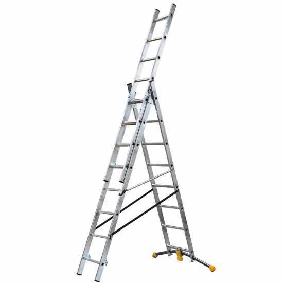 Gierre Hailo Hobbylot, 3x8 gradini, altezza 4.9 mt - Scala in alluminio 