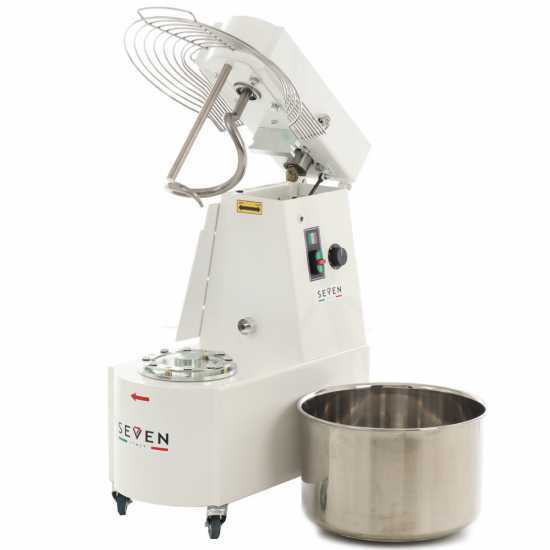 Seven Italy GHR 30 2V - Impastatrice a spirale - 230V - Con ruote e timer - 2 Velocit&agrave;