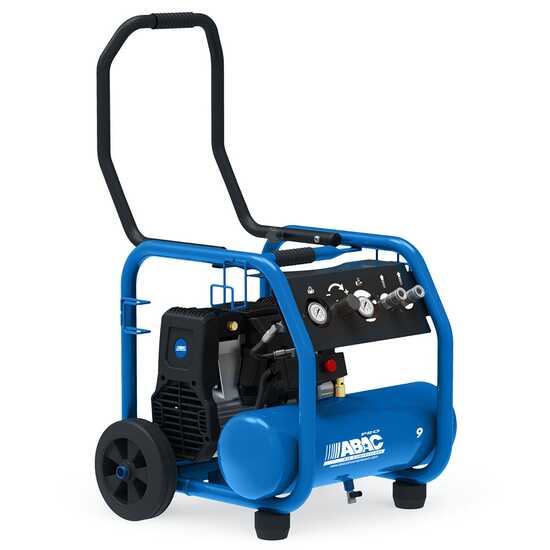 Abac Portable Rollcage OS15P - Compressore aria elettrico silenziato