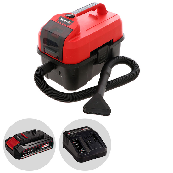 Einhell TE-VC 18/10 Li - Aspiratore portatile a batteria - 18V 2.5Ah