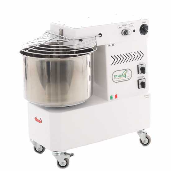 Famag IM 20/400 New 2 Velocit&agrave; - Impastatrice a spirale 18 Kg trifase