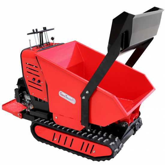 GeoTech-Pro Geoporter 550 DHS Hydro - Motocarriola cingolata cassone dumper idraulico 500Kg