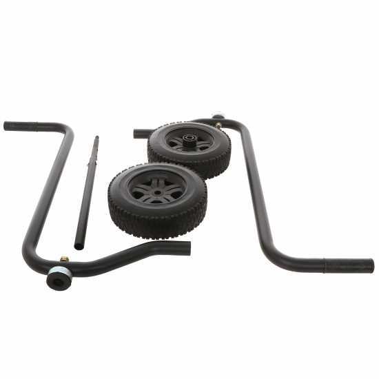 Kit ruote e manici per generatori di corrente Blackstone diesel aperti - Ruote in plastica