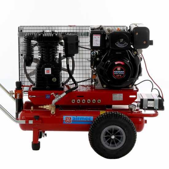 Airmec TTD 3460/650 - Motocompressore - Motore diesel da 6 HP - 650 l/min