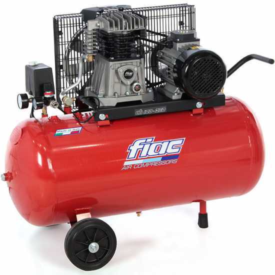 Fiac AB 100/360 T - Compressore aria elettrico con motore trifase a cinghia 100 lt