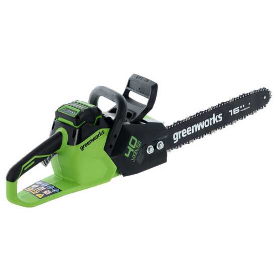 Greenworks GD40CS18 - Elettrosega a batteria 40V 4Ah - Lama da 40cm