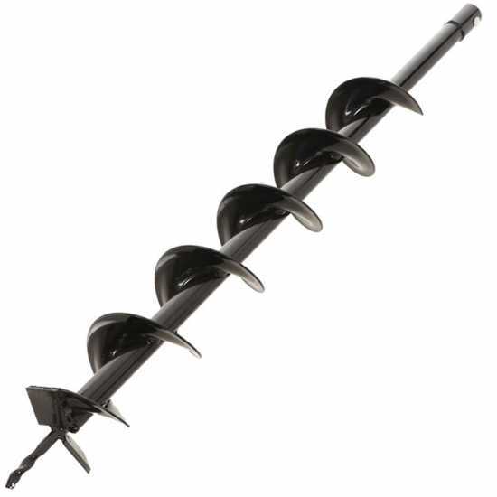 Punta trivella diametro 100mm per mototrivelle BlackStone - innesto trasmissione da 20 mm