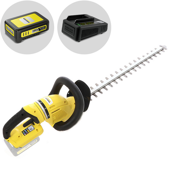 Karcher HGE 18-50 - Tagliasiepi a batteria 18V/2.5Ah - Lama da 50 cm