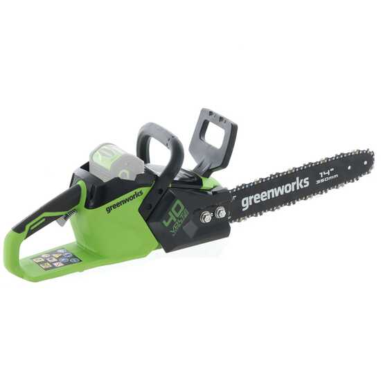 Greenworks GD40CS15 - Elettrosega 40V - Lama da 35cm - SENZA BATTERIE E CARICABATTERIE