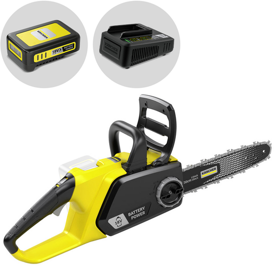 Karcher CNS 18-30 - Elettrosega a batteria 18V 2.5Ah - Lama da 30cm