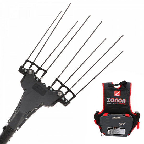 Zanon Murcielago R AL300 - Abbacchiatore elettrico a batteria a Litio - Asta telescopica 210 - 340 cm