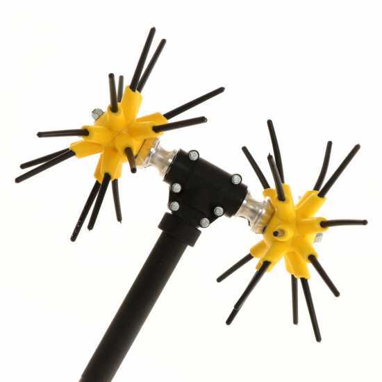 Abbacchiatore elettrico a batteria ASTERAS CF CARBON con asta in carbonio