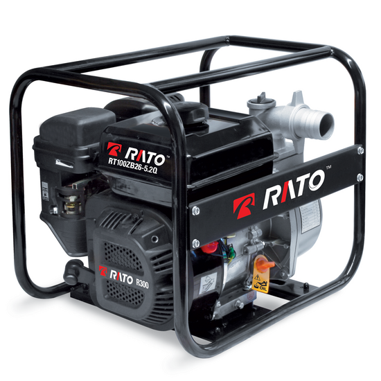 Rato RT100ZB26-5.2Q - Motopompa a scoppio - Motore R270 con oil sensor