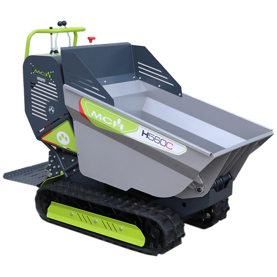 Motocarriola cingolata MCH H560C-GX - Cassone dumper idraulico 500 kg - Cambio idrostatico