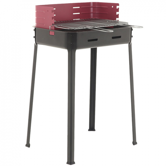 Mille Flavia s/r 45 - Barbecue in ferro artigianale a carbone - 45,5x29,5cm