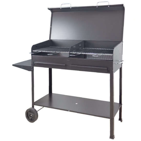 Mille Vanessa 2G - Barbecue in ferro artigianale a carbone - 2x 47.5x37cm