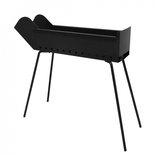 Mille BBQ-40 Go - Griglia per arrosticini a carbone - 40x14cm