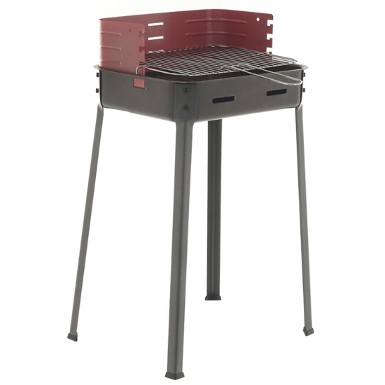 Mille Flavia s/r 41 - Barbecue in ferro artigianale a carbone - 41x29,5cm