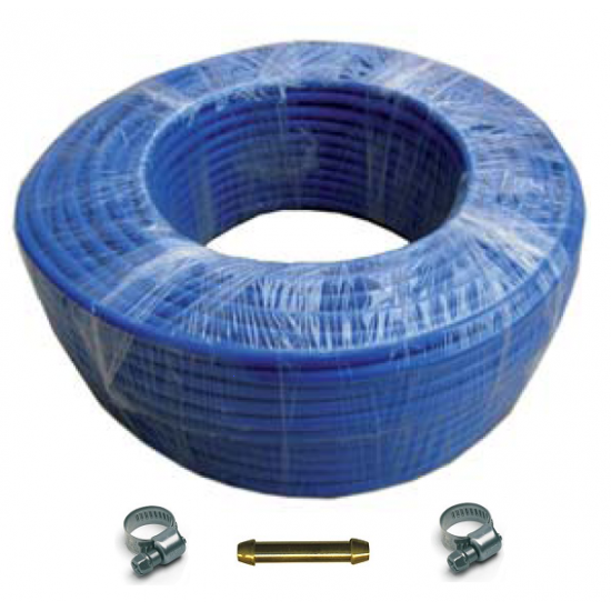 Tubo aggiuntivo &Oslash;8x13 mm 50 mt - 20 bar - per avvolgitubi e pompe carrellate