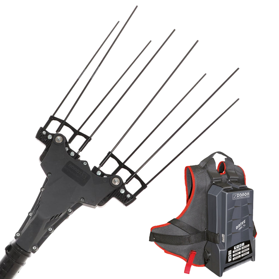 Zanon Murcielago R AL300 - Abbacchiatore elettrico a batteria a Litio - Asta telescopica 210 - 340cm - 50,4 15,9 Ah