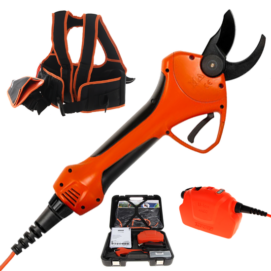 Stocker Vulcano E-35 TPC - Forbice elettrica da potatura - 43.2V 4.4Ah - Diametro di taglio 35mm