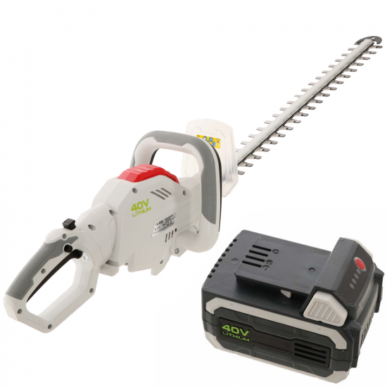 Ikra IAHS 40-5425 - Tagliasiepi a batteria 40V/2,5Ah - Lama da 54 cm