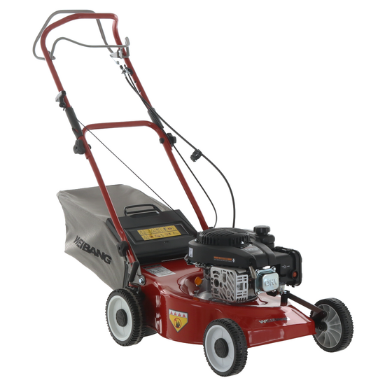 Weibang WB455SCOP - Tagliaerba a scoppio trazionato - 2in1 - Motore da 139cc