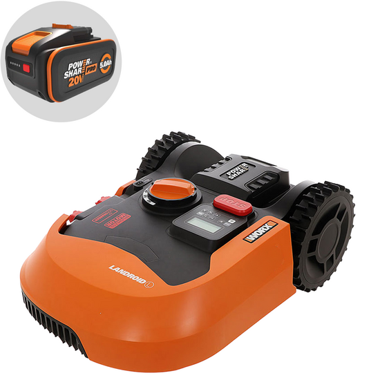 Worx Landroid WR147E.1 - Robot rasaerba - Con perimetro - Batteria 20V e 4Ah - L1000