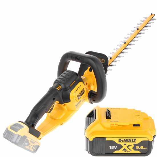 DeWalt DCMHT563P1-QW - Tagliasiepi elettrico a batteria 18V/5Ah - Lama da 55 cm 