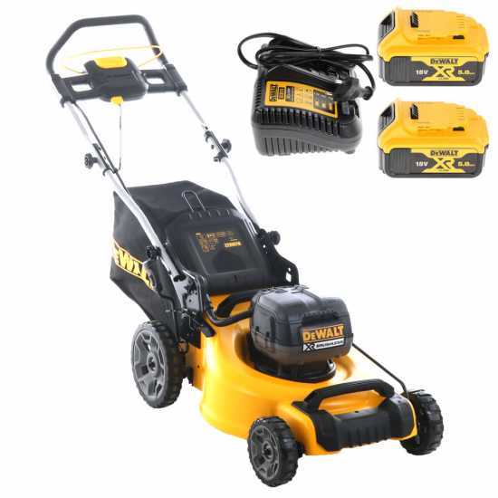 DeWalt DCMW564P2-QW - Tagliaerba a batteria - 2x18V/5Ah - Taglio 48 cm