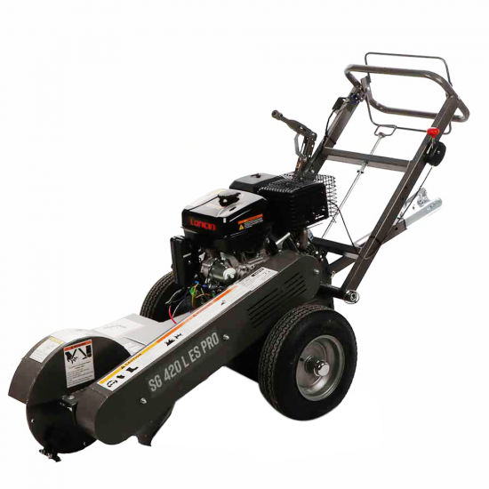 BlackStone SG 420 L ES PRO - Fresaceppi - Motore Loncin da 420cc - Ruota di taglio con 8 frese in carburo di tungsteno
