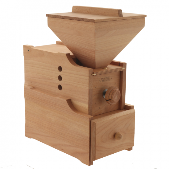 WIDU Universalm&uuml;hle Mod. 3 - Mulino per farina a pietra in faggio - 600W