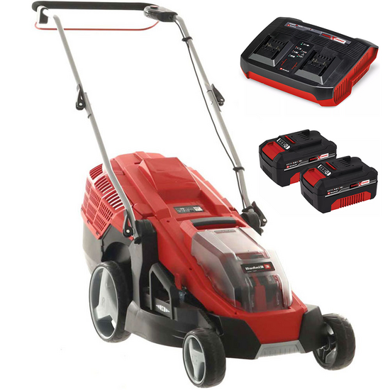 Einhell GE-CM 36/43 Li - Tagliaerba a batteria - 2x18V/4ah - Taglio 43 cm