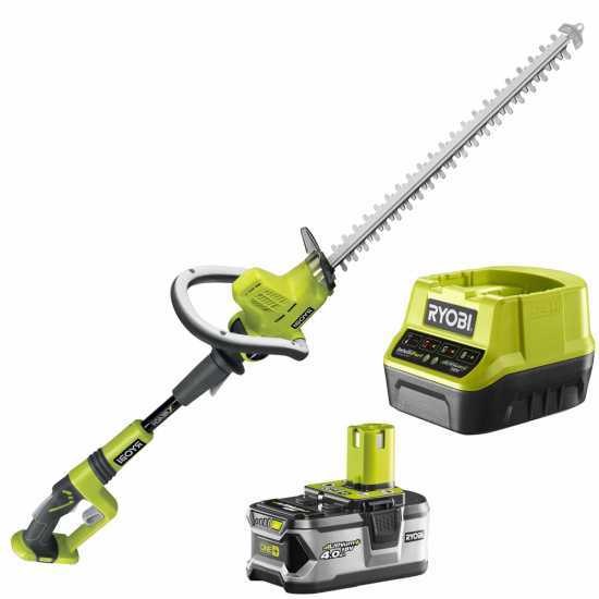 Ryobi OHT1850X - Tagliasiepi su asta di prolunga a batteria 18V/4Ah - lama da 50cm