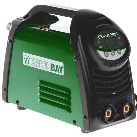 GreenBay GB-WM 200J - Saldatrice inverter a elettrodo a corrente continua - 200A - con Kit MMA
