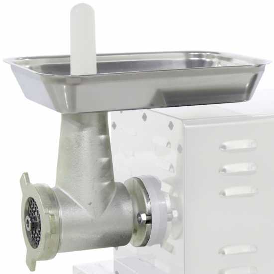 OUTLET - UTILIZZATO PER PROVA - Accessorio tritacarne N.22 CORTO Reber con piatto INOX