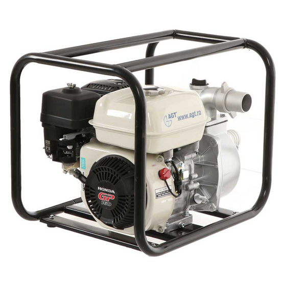 AGT 2&quot; GP160 - Motopompa a scoppio da irrigazione - Raccordi da 50 mm