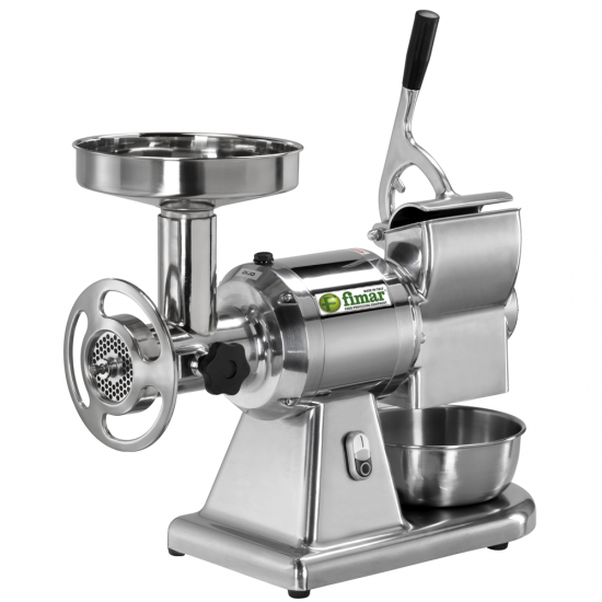 Fimar TC22T - Tritacarne elettrico - Con grattugia integrata - Gruppo macinazione in Inox - 230V