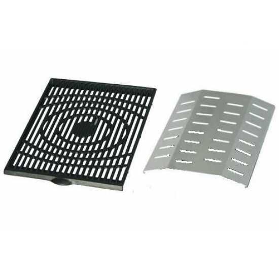 Griglia in ghisa aggiuntiva + diffusore calore per Genesco 3 Classic L