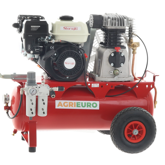 Motocompressore a scoppio Krisone 580 con motore Sbaraglia - 6,5HP
