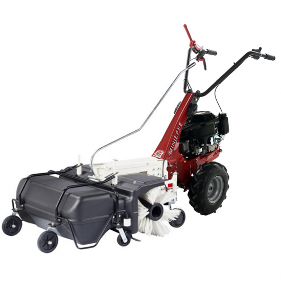 Eurosystems Minieffe - Motospazzatrice con cesto con motore Loncin 196 OHV
