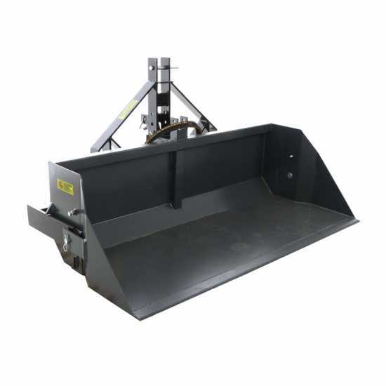 BlackStone B-PAL H 160 - Paletta posteriore idraulica per trattore - da 160 cm - Portata 700Kg