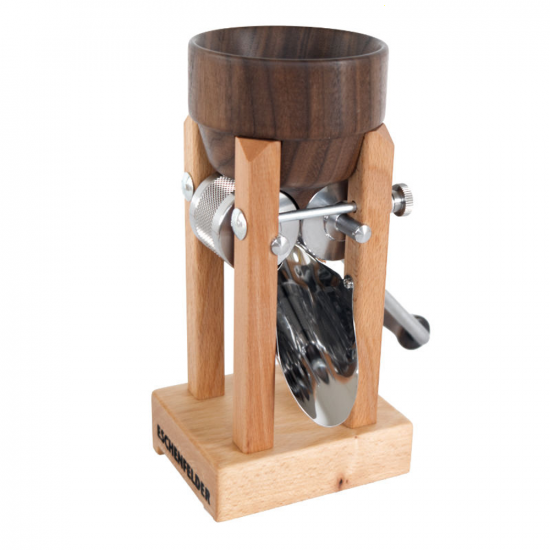 Eschenfelder n1210 150g - Fioccatrice manuale in noce con rulli in acciaio inox