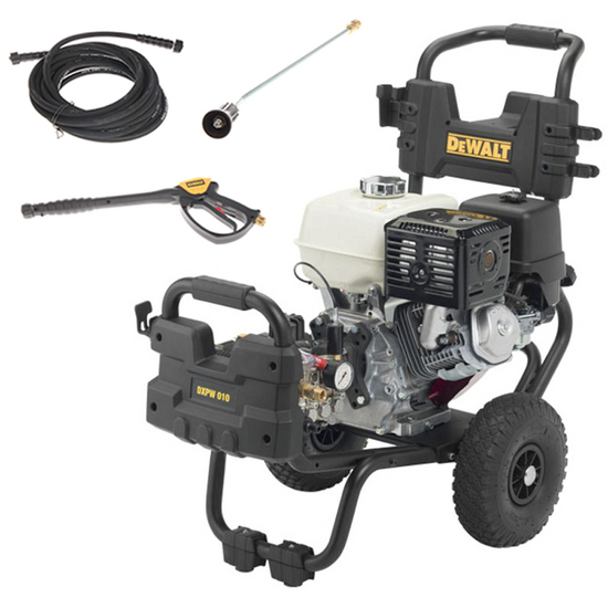 DeWalt DXPW 010E - Idropulitrice a scoppio professionale - 250 bar - 900 l/h - motore Honda GX 390