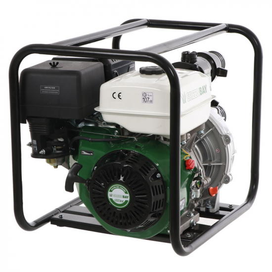 Greenbay GB-HPWP 80 - Motopompa a scoppio alta prevalenza - Raccordi 80 mm