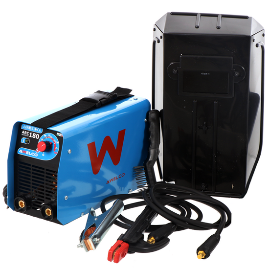 Awelco ARC 180 - Saldatrice Inverter (MMA) + Kit, corrente continua (DC)
