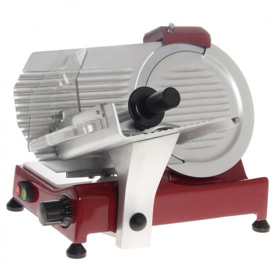 FAC F 250 R Rossa - Affettatrice con lama da 250 mm - Affilatoio fisso