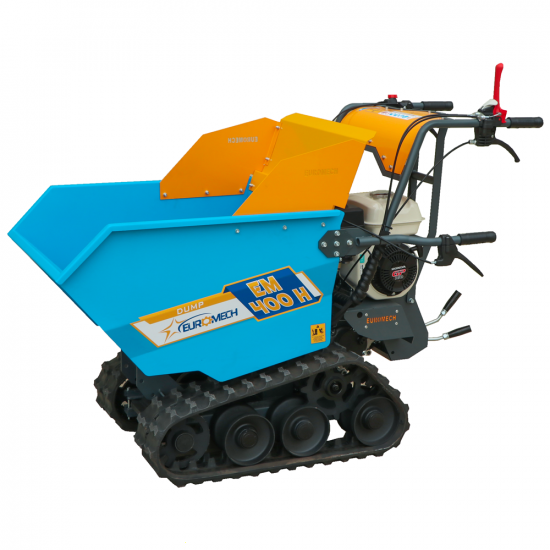 EuroMech EM400H-Dump - Motocarriola cingolata cassone dumper 400Kg